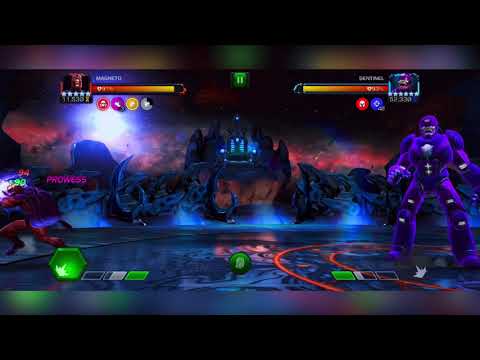 5 Star Magneto vs Act 6 Can’t Stop Won’t Stop Sentinel (crappy gameplay) Marvel Contest of Champions