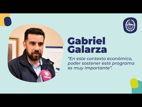 Gabriel Galarza: “En este contexto económico, poder sostener este programa es muy importante”