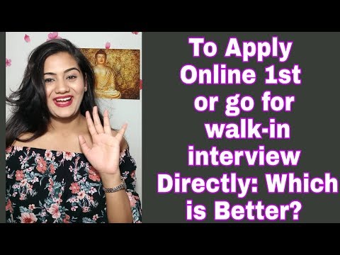 How to Apply for Air Hostess/ Cabin Crew Interview: Online vs Walk-in and Which Is better? Video