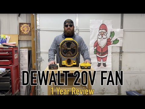 Dewalt 20v Jobsite Fan: 1 Year Review #dewalt