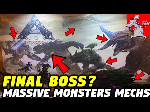 ARK EXTINCTION Final Boss Of Ark? Huge Mech! All Titans! New Dinos! Corrupted Drake