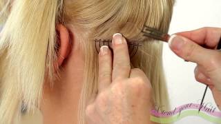 Anleitung zur Einarbeitung von Bonding Extensions / Haarverlängerung zum schweißen