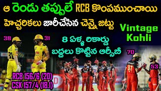 RCB vs CSK Match Highlights | IPL 2021 Match 35 | Telugu Buzz