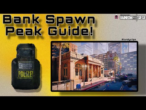 The BEST Bank Spawn Peeks/Runouts! Rainbow Six Siege