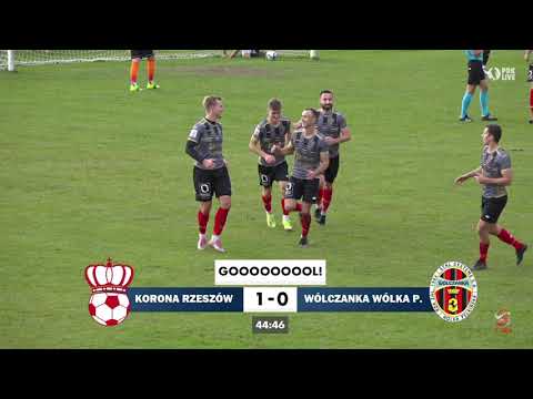 Korona Rzeszów - Wólczanka Wólka Pełkińska 1-0 [SKRÓT MECZU]