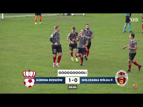 WIDEO: Korona Rzeszów - Wólczanka Wólka Pełkińska 1-0 [SKRÓT MECZU]