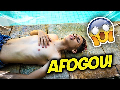 ELE SE AFOGOU NO DESAFIO DA PISCINA!