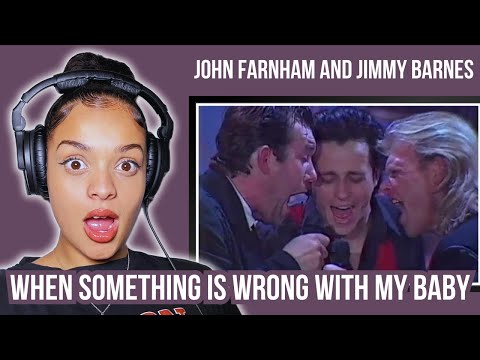 FIRST TIME HEARING John Farnham & Jimmy Barnes - When Something Is Wrong With My Baby live Reaction