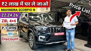 2023 New Mahindra Scorpio N Finance Details | Downpayment & EMI | OFFER DISCOUNT | scorpio n 2023