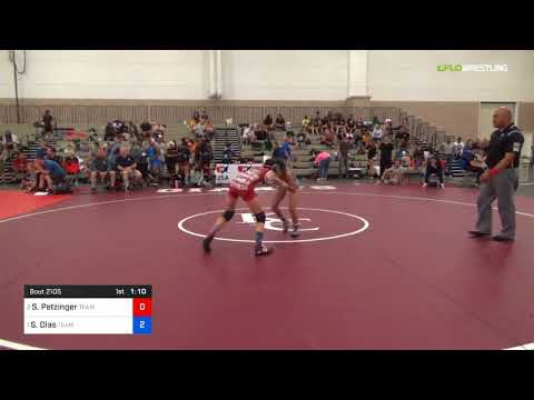 2018 Women's National /UWW Cadet Women 36-40 RR Rnd 2 - Sydney Petzinger (Team) Vs. Sterling Dias