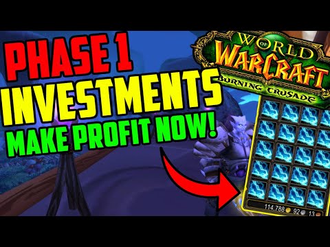 Classic TBC Phase 1 investments - How To Make Gold in Phase 1 of TBC Classic!