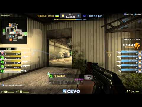 Team Kinguin vs. FlipSid3 Tactics - Game 1 (CEVO-P Placement Tournament CS:GO Season 8)