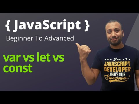 Difference Between Var Let And Const In Javascript Javascript Bangla Tutorial