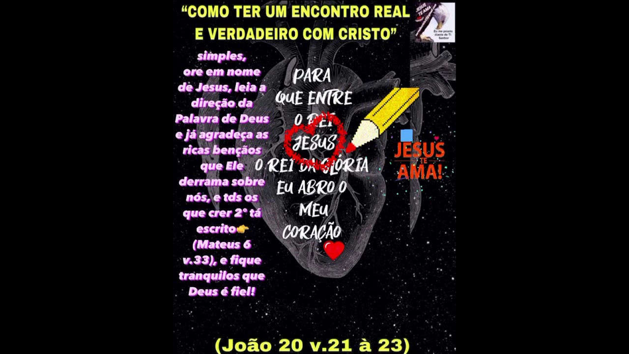 “COMO TER UM ENCONTRO REAL E VERDADEIRO COM CRISTO”