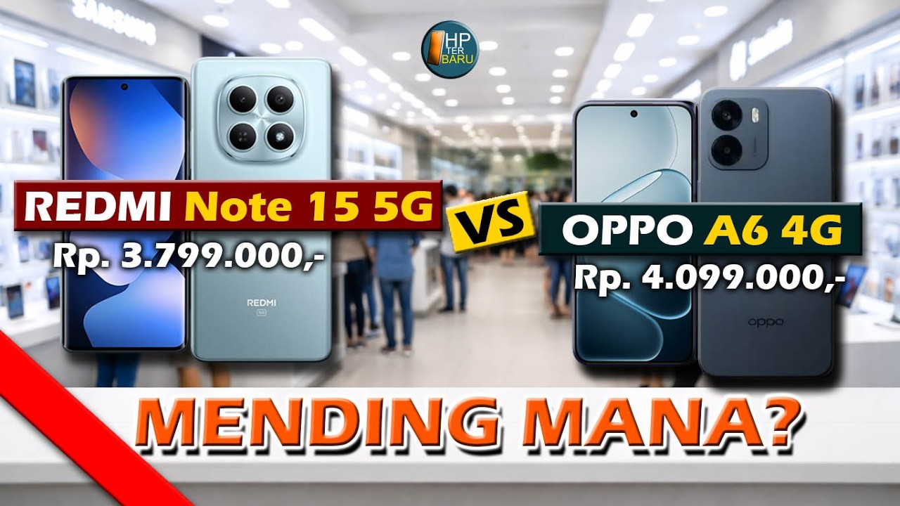 MENDING MANA? XIAOMI REDMI NOTE 15 5G VS OPPO A6 4G