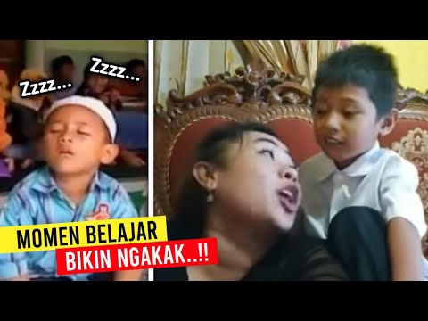 Bocil Ada-Ada Aja Kelakuannya..!! Deretan Momen Paling Lucu Saat Belajar