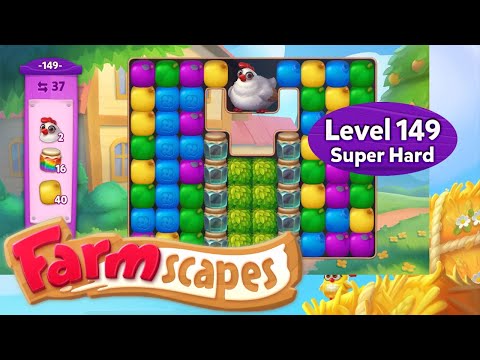 Farmscapes Level 149 Super Hard | No Boosters | Playrix