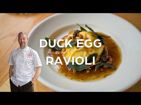 Duck Egg Ravioli - Michelin