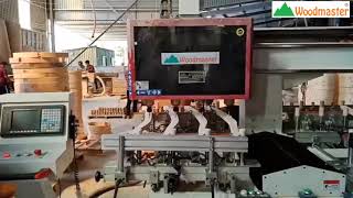 MÁY LÀM MỘNG ÂM CNC 4 đầu dao 2 bàn 2 bên làm mộng chân ghế siêu nhanh
