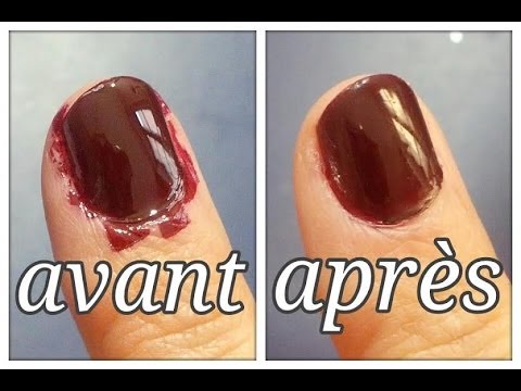 Astuce pour enlever le vernis si vous dépassez