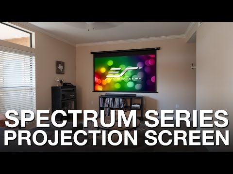 Elite Screens Spectrum Series Motorized Projection Screen