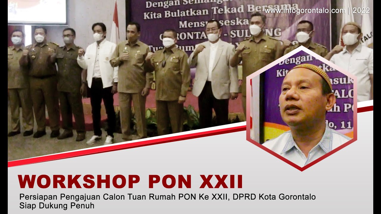 Hadiri Workshop Persiapan Pengajuan Calon Tuan Rumah PON Ke XXII, DPRD Kota Siap Dukung Penuh