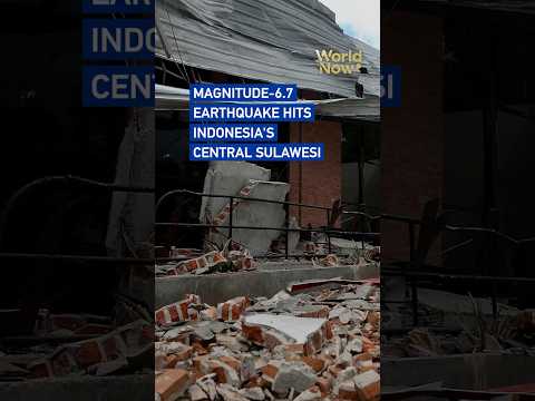 Magnitude-6.7 earthquake hits Indonesia's Central Sulawesi #worldnow