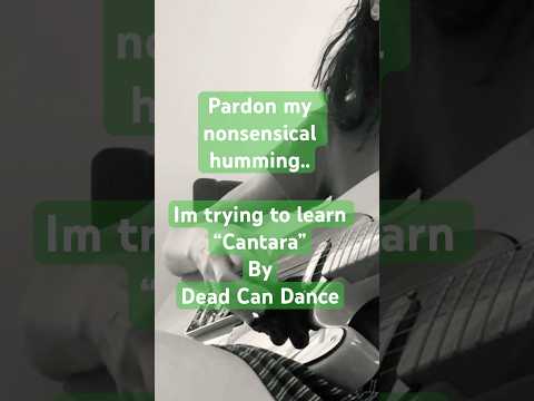 Learning to play “Cantara” by Dead Can Dance #selftaughtmusician #guitar