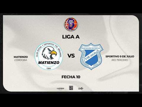 MATIENZO VS 9 DE JULIO DE RIO TERCERO - FECHA 0 - LIGA PROVINCIAL DE MAYORES MASCULINA