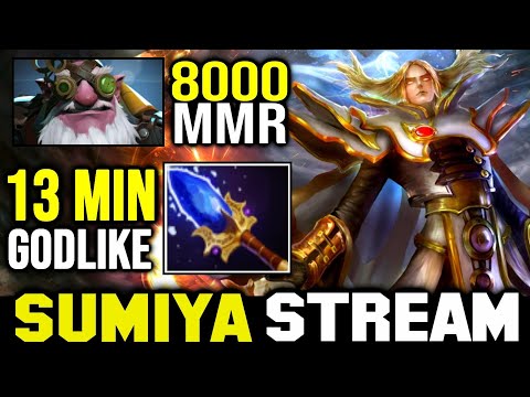 13min GODLIKE Old Meta vs 8K MMR | Sumiya Invoker Stream Moment #1799