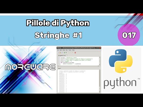 Pillole di Python #017 - Stringhe #1