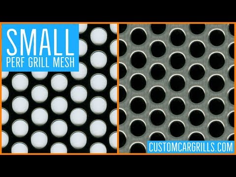 Small Perforated Universal Aluminum Grill Mesh - by customcargrills.com