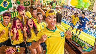 VLOG DE COMEMORAÇÃO DO JOGO DO BRASIL *Brasil x Japão !