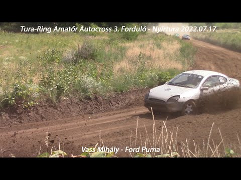 Vass Mihály - Ford Puma Tura-Ring Amatőr Autocross 3. Forduló - Nyírtura 2022.07.17.