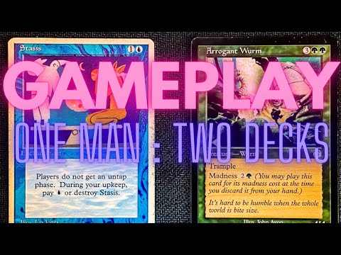 Premodern MTG Gameplay | Stasis vs UG Madness