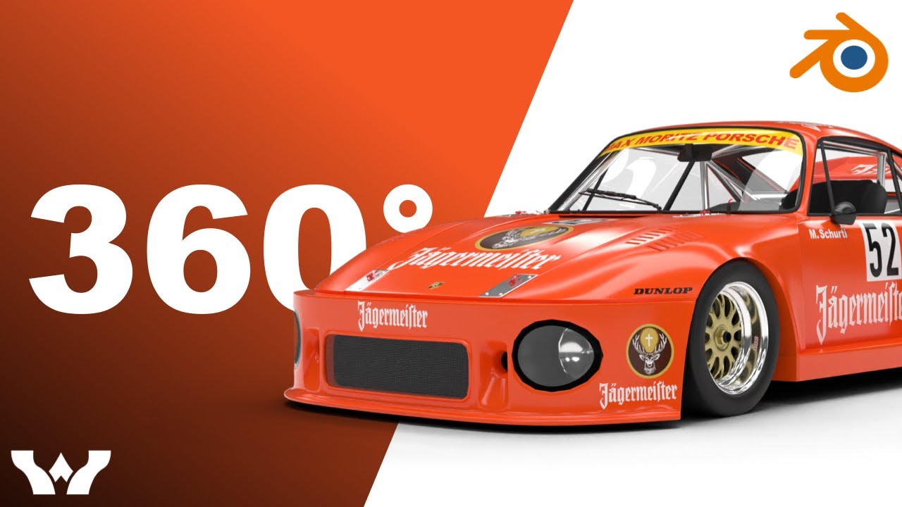 Porsche 93577 1977 52 Jagermeister Racing 3D Model