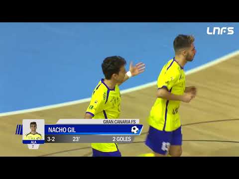 Gol Nacho Gil (3-2) Catgas Energía - Gran Canaria. J22, 1Div. LNFS