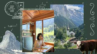 TRAVEL VLOG // Switzerland Solo Trip 🇨🇭 horses, castles & cosy train rides