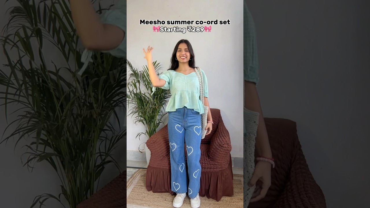 Meesho Summer Co- Ord Sets Haul Starting ₹286 😱 #meeshohaul #meesho #meeshofinds #coordset #foryou