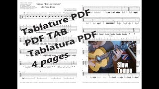 Farruca Paco Pena "En Las Cuevas" (avec Tutorial + Tablature Tabs PDF)