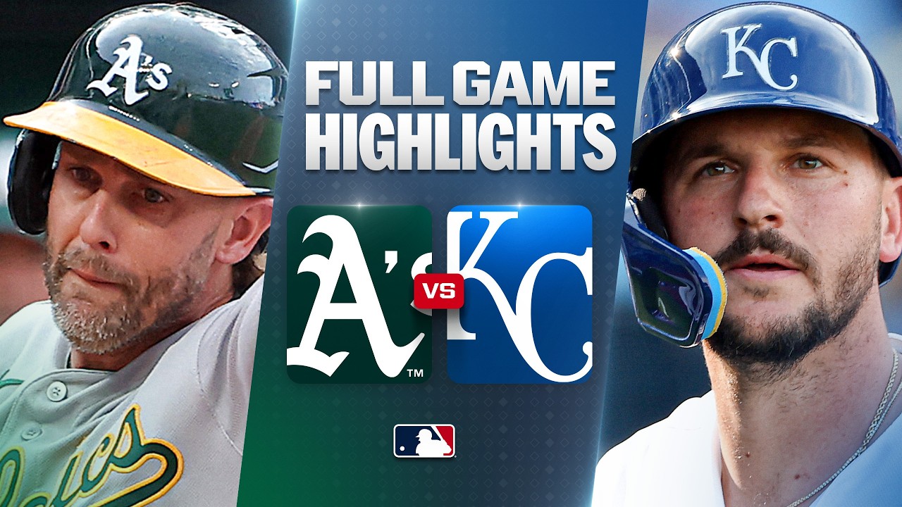 8월19일 애슬레틱스 캔자스시티 MLB 하이라이트