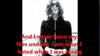 143  Ian Hunter   I Am What I Hated When I Was Young 2007 with lyrics