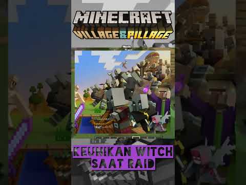 Witch Mengerikan Serang di Minecraft! 😱 | Minecraft Indonesia #Shorts