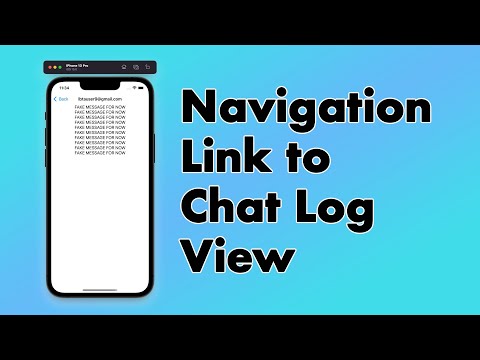 SwiftUI Firebase Chat 09: Navigation Link to Chat Log View thumbnail