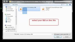 How to open ISO file in windows 7