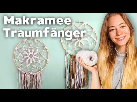 Schritt für Schritt Anleitung: Makramee Traumfänger knüpfen ✨