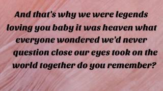 Legends - Kelsea Ballerini (Lyrics)