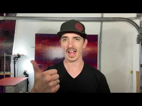 How I Approach Making Abstract Art (For Beginners) [VLOG]