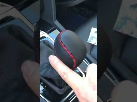 Custom Gear Shift Knob Cover #shiftknob #shift #custom #diy #automobile #car #install #sewing #oem