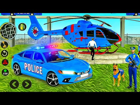 US Police Car Transporter Driving - Police Trailer Truck Simulator - Android GamePlay